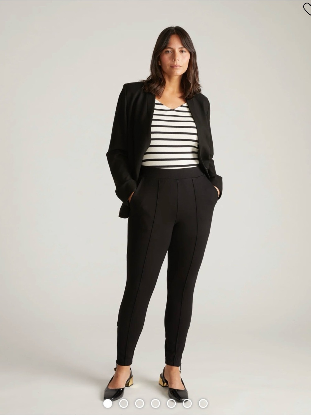 Universal Standard Moro Pintuck Pocket Ponte Pants